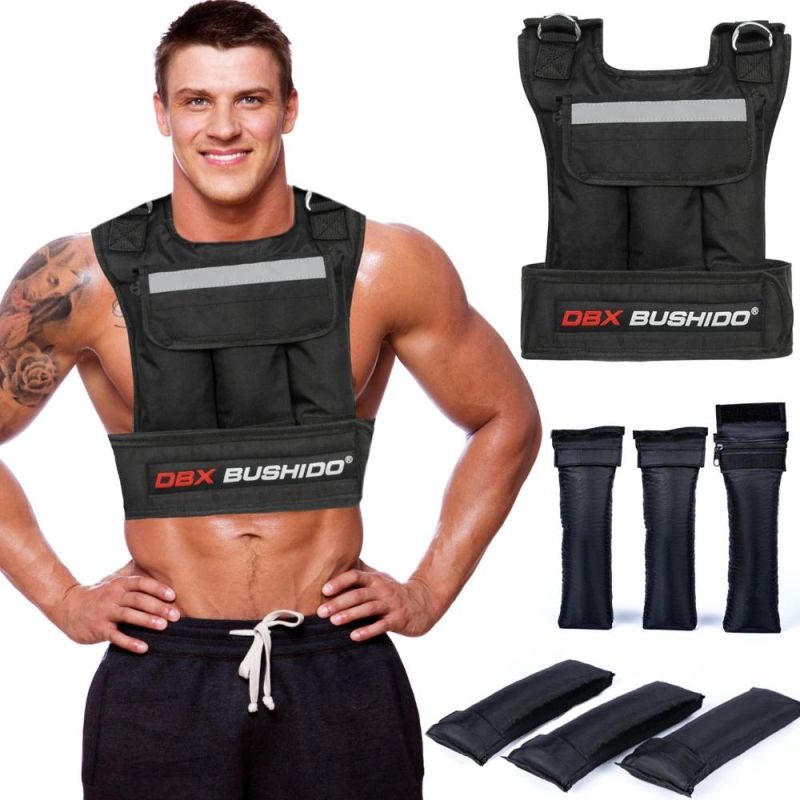 DBX Bushido Weighted Training Vest 6 Inserts (Empty) vests