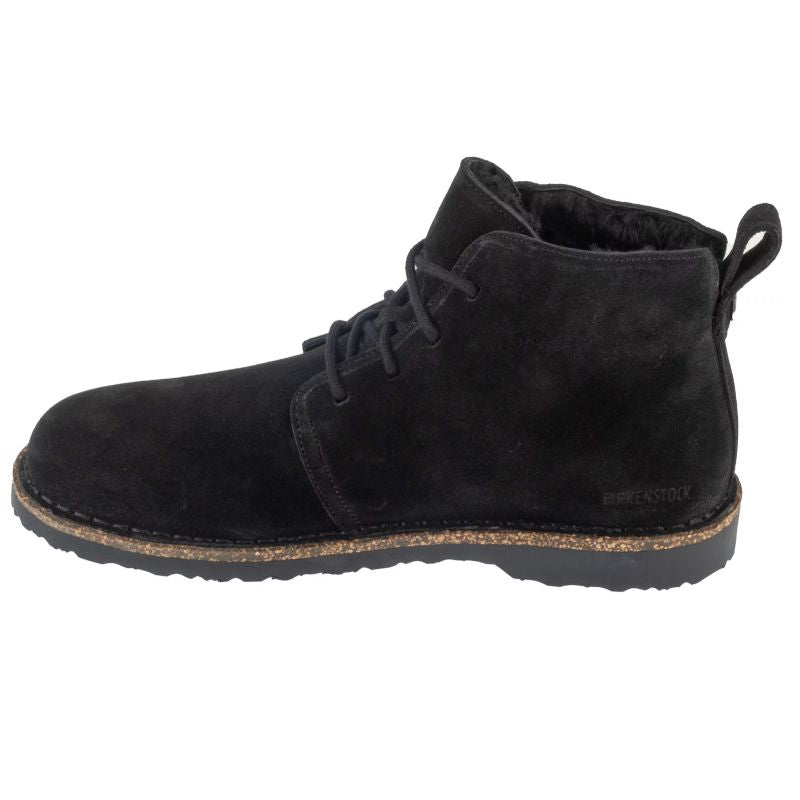 Birkenstock Uppsala Mid Shearling 1028154 Black fekete papucs