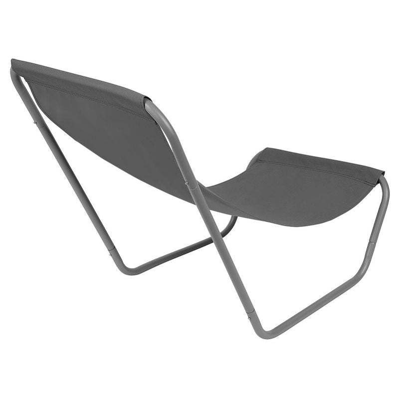 Enero Foldable Garden And Beach Chair And Bag Grey Camp szürke deckchairs, bags