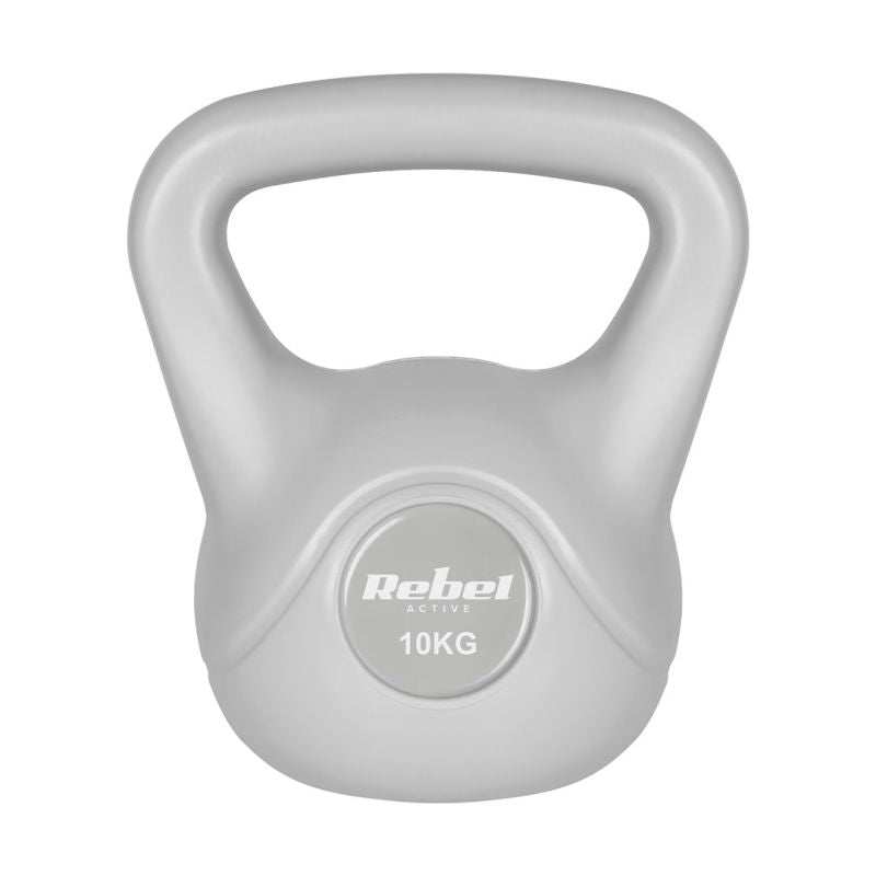 Rebel Active Kettlebell Bituminous 10 Kg Gray szürke edzőfelszerelés RBA-2322G-10