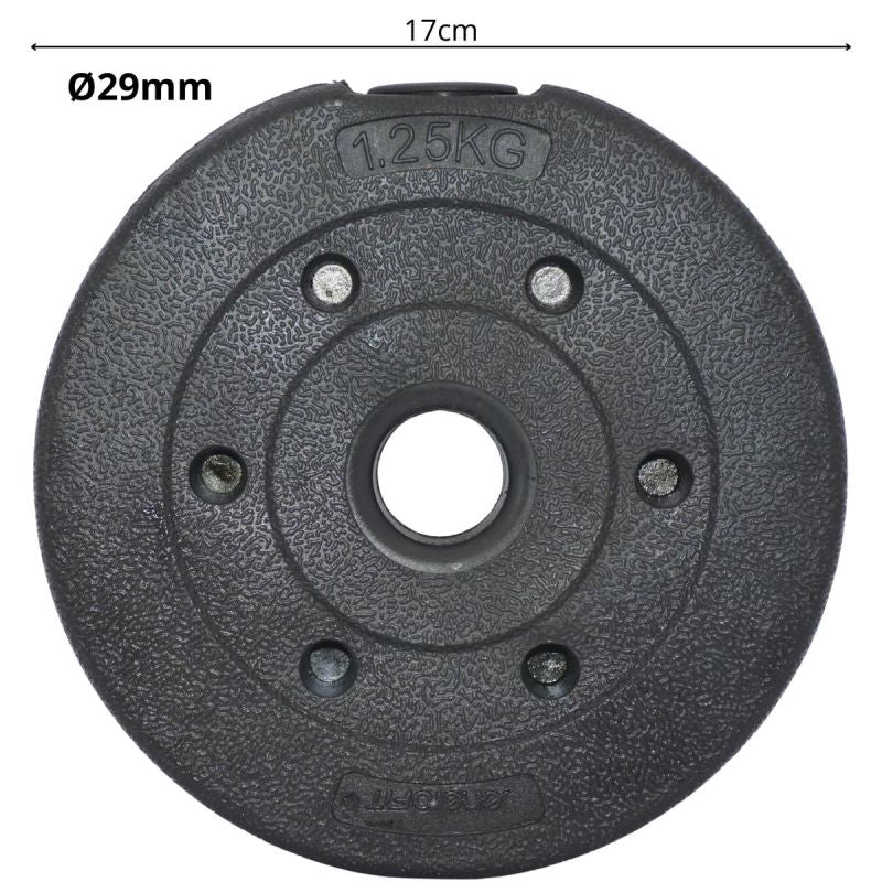 Enero Concrete Load 1.25 Kg Fit ø29mm fekete edzőfelszerelés GSP-1002590