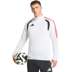 Men's adidas Tiro 26 League Training Top white, black, and red KR0371 piros pulóver