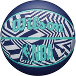 Wilson Nba Drv Plus Dazzle Camo Bskt Indigo Basketball S.5 kosárlabda