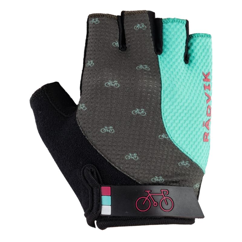 Radvik round cycling gloves W fekete gloves, gloves