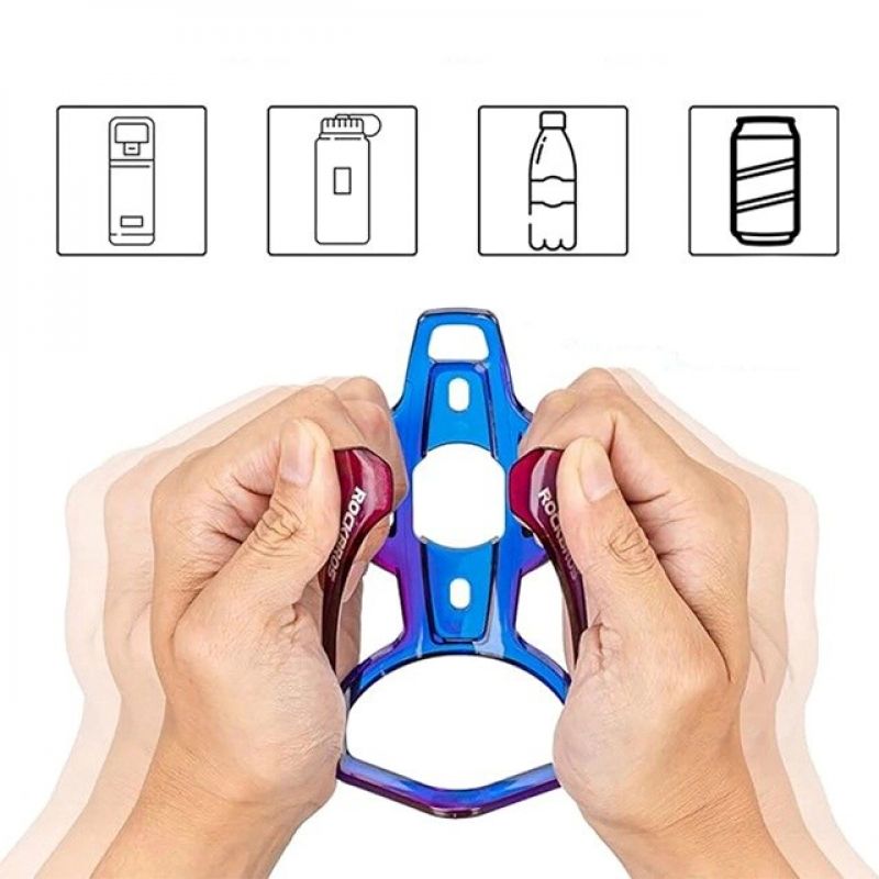 Rockbros FK338 Bike Bottle Cage – Blue-Purple lila edzőfelszerelés Rockbros-31210007004