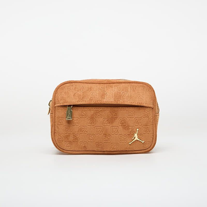 AIR Jordan Women's Suede Monogram Camera Bag Cognac - uniwersalny kiegészítő MA9207-X6X