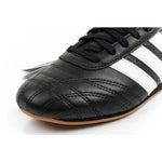 Adidas women's sports shoes Taekwondo Lace black fashionable leather