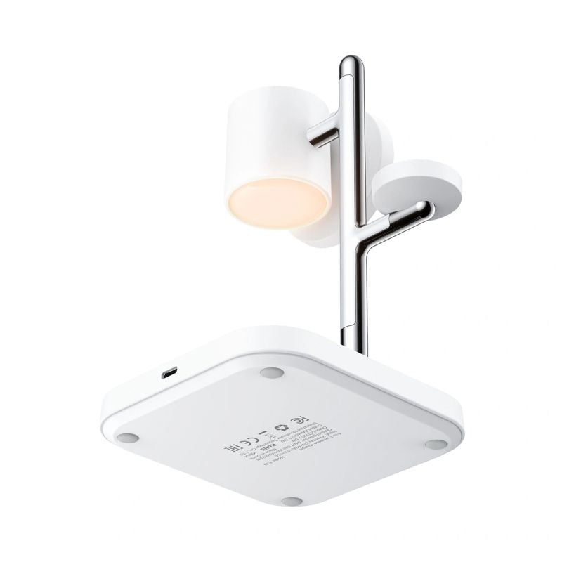 head Acefast E39 Qi2.2 25W 4-in-1 Wireless Desk Charger for Phone, Watch, and Headphones with Night Light - White fehér phone chargers