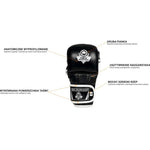 DBX Bushido MMAsparring gloves - Phantom White - Valor Series fehér kesztyű