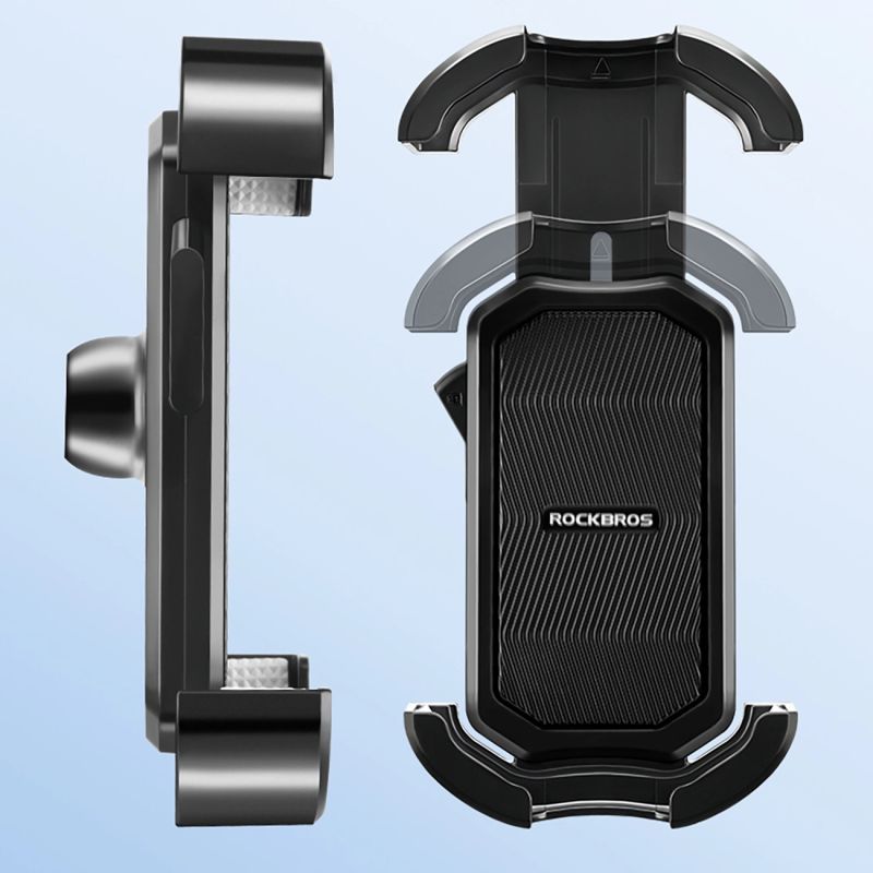 Rockbros 25210032005 Motorcycle Phone Holder for Mirror - Black lusterko phones and accessories