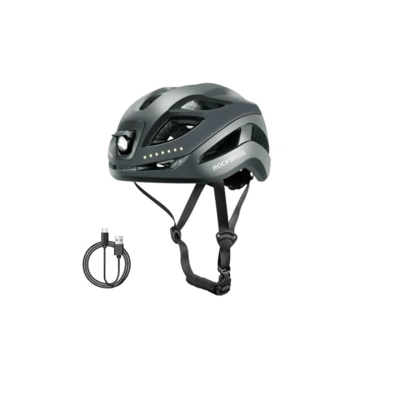 Rockbros bike helmet with USB light helmets, tourist equipment