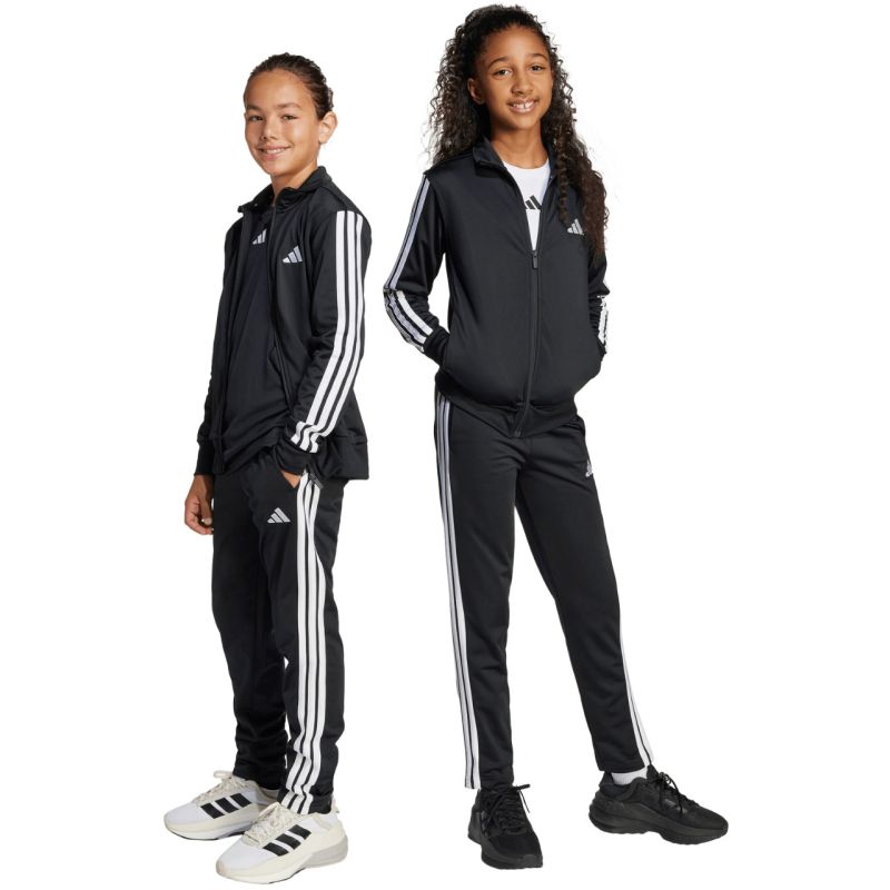 adidas Essentials Climacool Kids 3 Stripes Training Tracksuit 205 Black JD6502 General