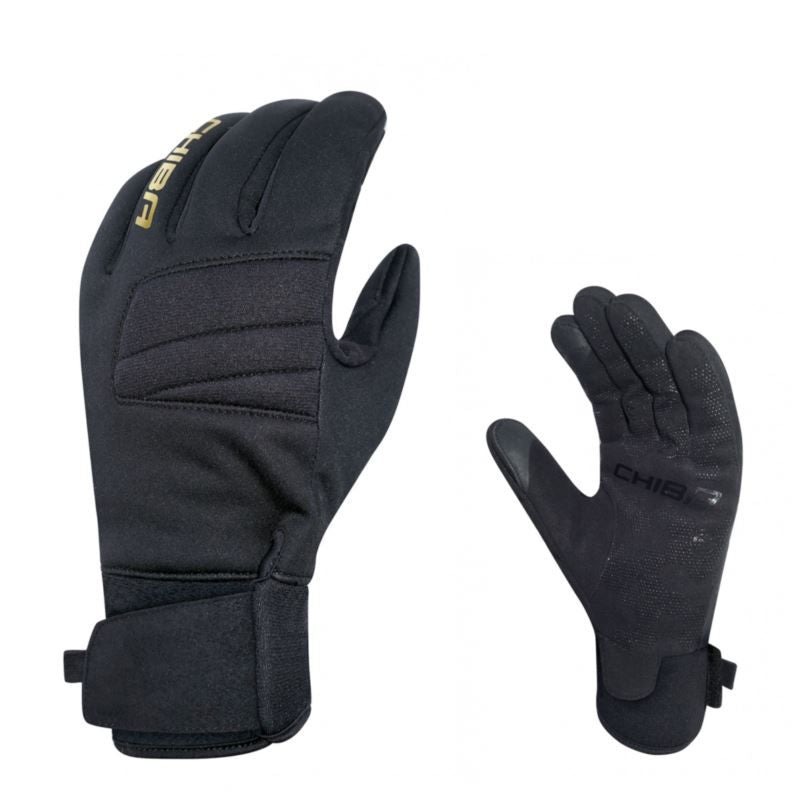 CHIBA CLASSIC Gloves Black and Gold arany kesztyű