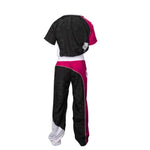 TOP TEN "BOW" kickboxing outfit black and pink XL (190 cm)