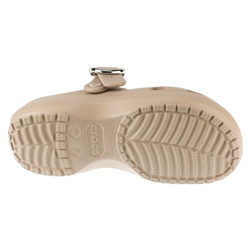 Crocs Classic Platform Dipped Buckle Clog Beige 36/37 papucs 213230-2NM