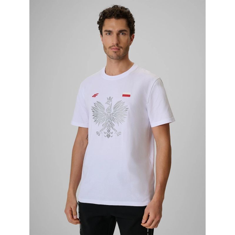4F Men's fan t-shirt ruházat 4FRSS26TTSHM4438-10S