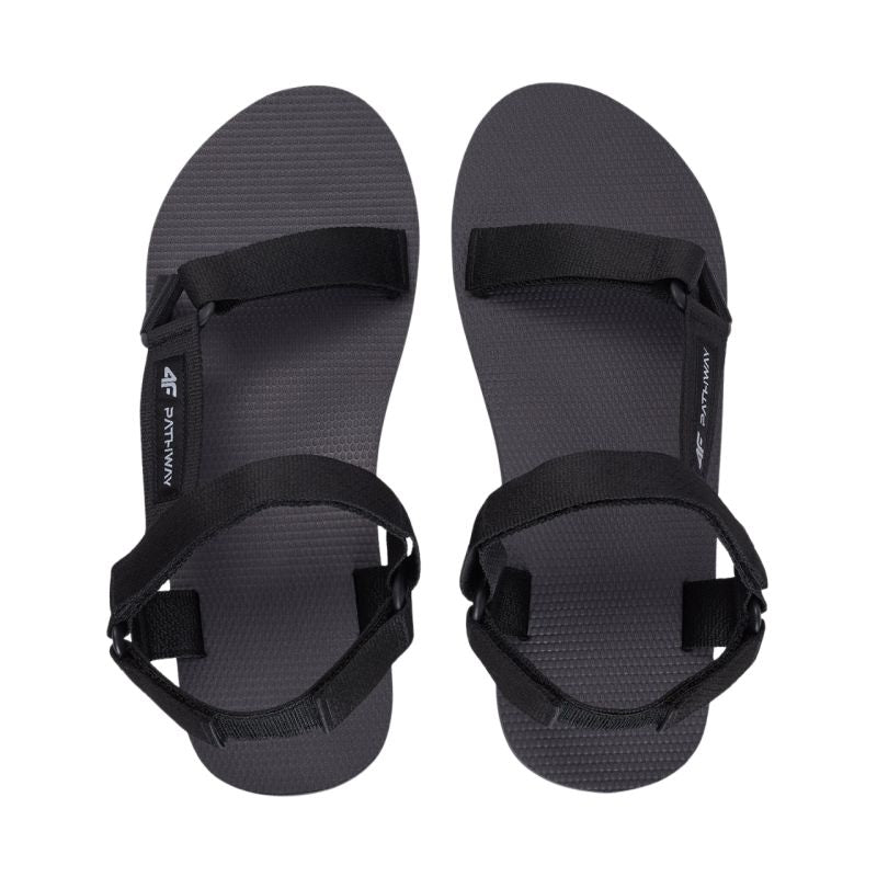 4F Men's sandals M1119 dark gray 23S szürke cipő 4FWSS26FSANM11923S