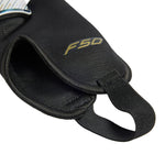 Adidas F50 Match football gray and fekete shin guards