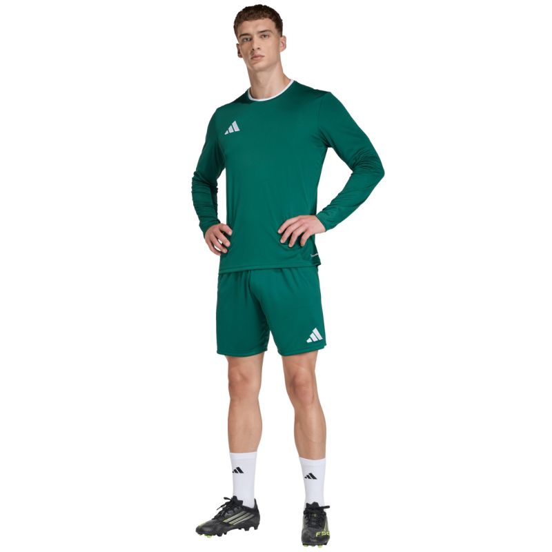 Men's adidas Entrada 26 Long Sleeve Jersey green KF5846 zöld hosszú ujjú mez