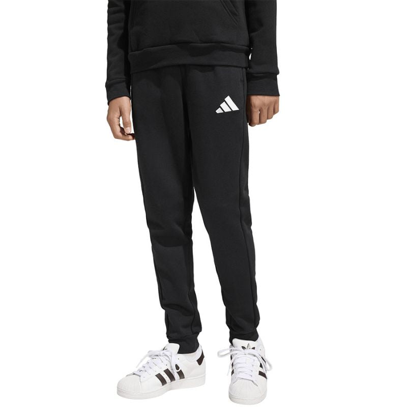 Adidas Entrada 26 Sweat Kids' Trousers Black fekete gyerek nadrág JZ9136