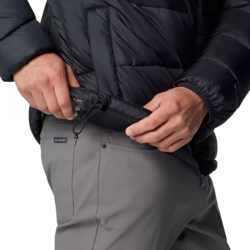 Men's Black Columbia Fivemile Butte II Hooded - WX6004-010 fekete kabát