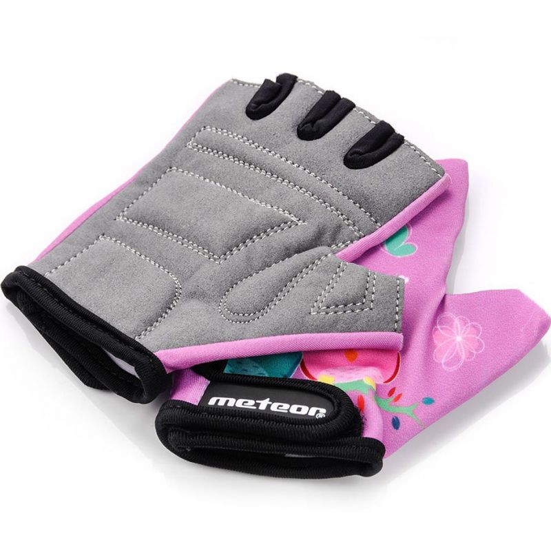Meteor Owl Jr Cycling Gloves rózsaszín gloves, gloves