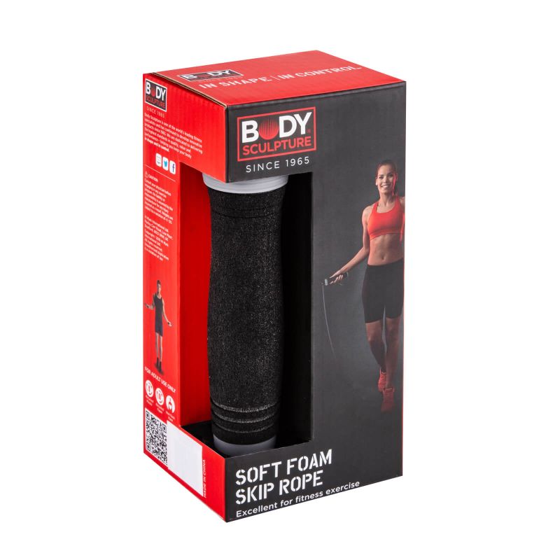 Body Sculpture Jump Rope with Adjustable Rope BK fekete edzőfelszerelés BK725