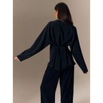 4F Women's regular sweatshirt with ties and modal pulóver 4FRSS26TSWSF2784-20S