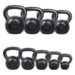 HMS Cast iron kettlebell KZG04 4kg fekete súlyzó 17-64-010
