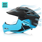 Meteor Hydra M Full-Face Bike Helmet 55-58 cm Black/Blue uniw sisak 17898