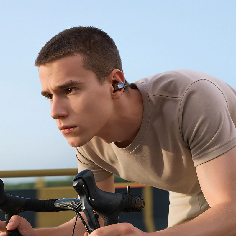 head Acefast FA006 ACEGLIP Pro In-Ear Wireless Headphones OWS - Black fekete headsets