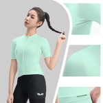Rockbros 15210007004 TVI M women's cycling jersey - green m \ zielony póló 15210007003-211664