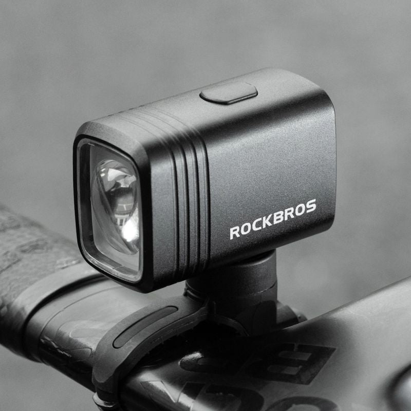 Rockbros M6 1000 lm front rechargeable bike light 2800 mAh - black
