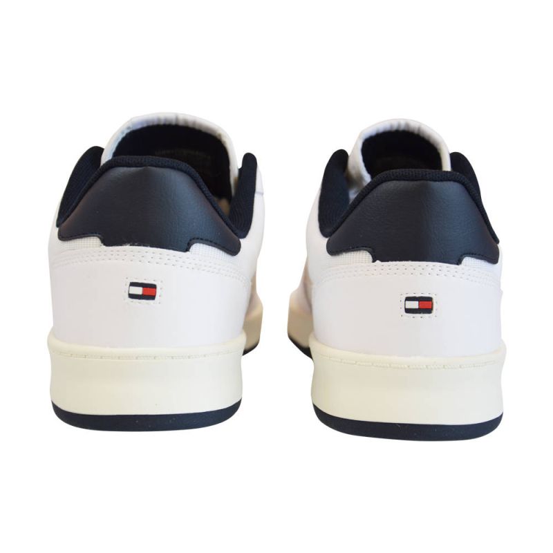 Tommy Hilfiger Retro Court Mix Cupsole Men's - FM0FM04006 YBR fehér utcai cipő