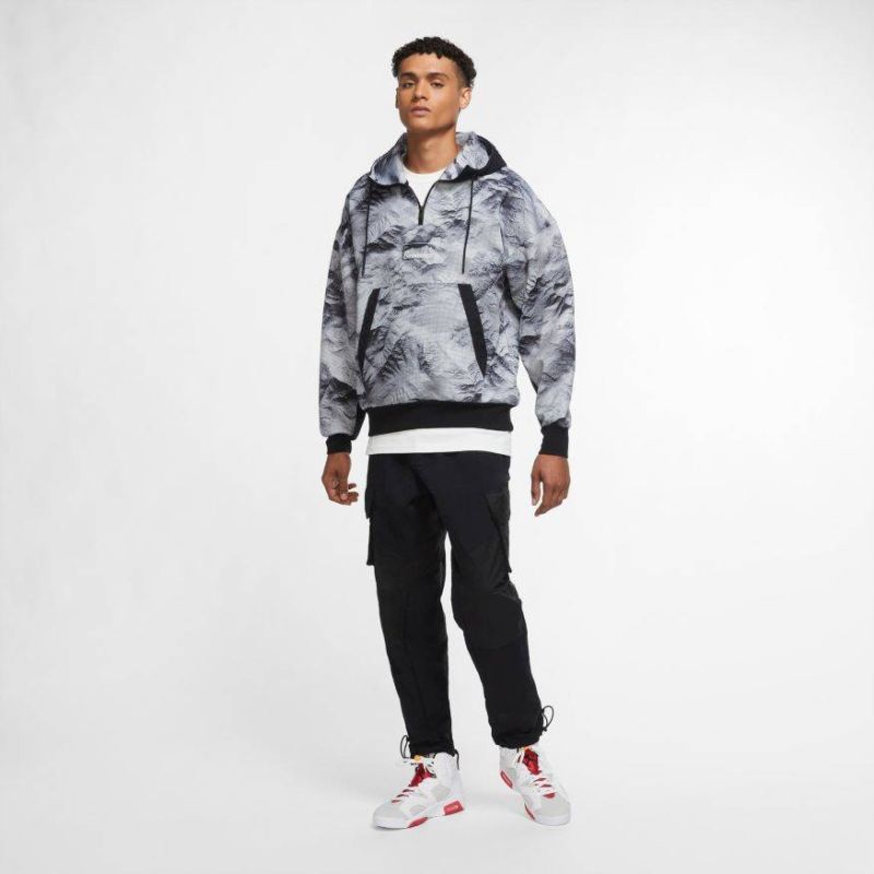 AIR Jordan 23 Engineered Printed Hoodie Gray - szürke pulóver