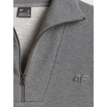 Men's regular sweatshirt without hood 4F