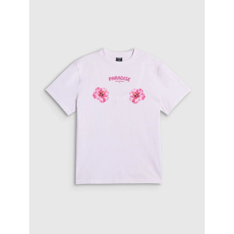 4F Women's loose T-shirt with print póló