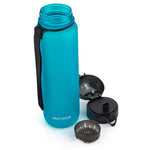 Meteor bottle 1000 ml turquoise uniw water bottles, training equipment