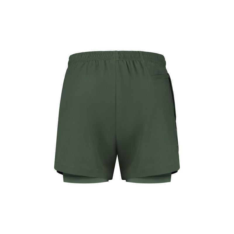 Rogelli 2in1 ESSENTIAL green zöld kerékpáros nadrág SIROG351409.M