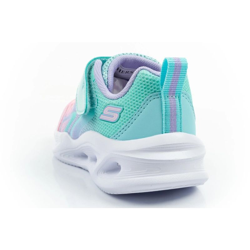 Skechers Color Breeze LED Children's Sports for Girls Turquoise türkiz utcai cipő
