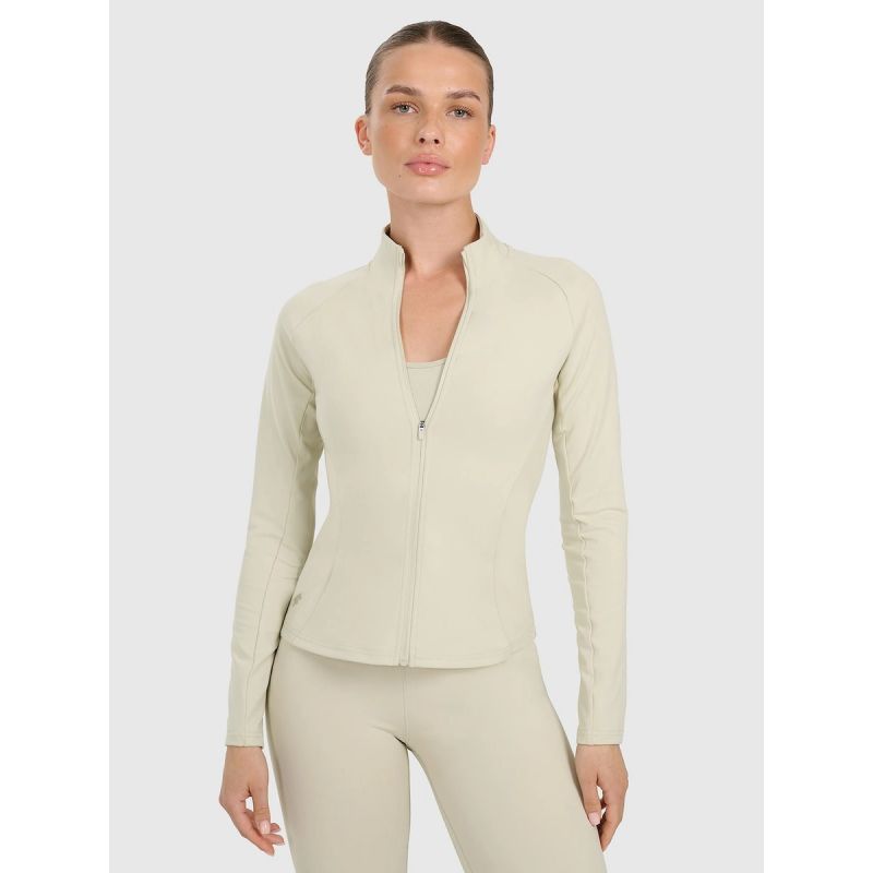 Women's slim quick-drying training sweatshirt 4F 4FRAW25TFSWF0808-83S