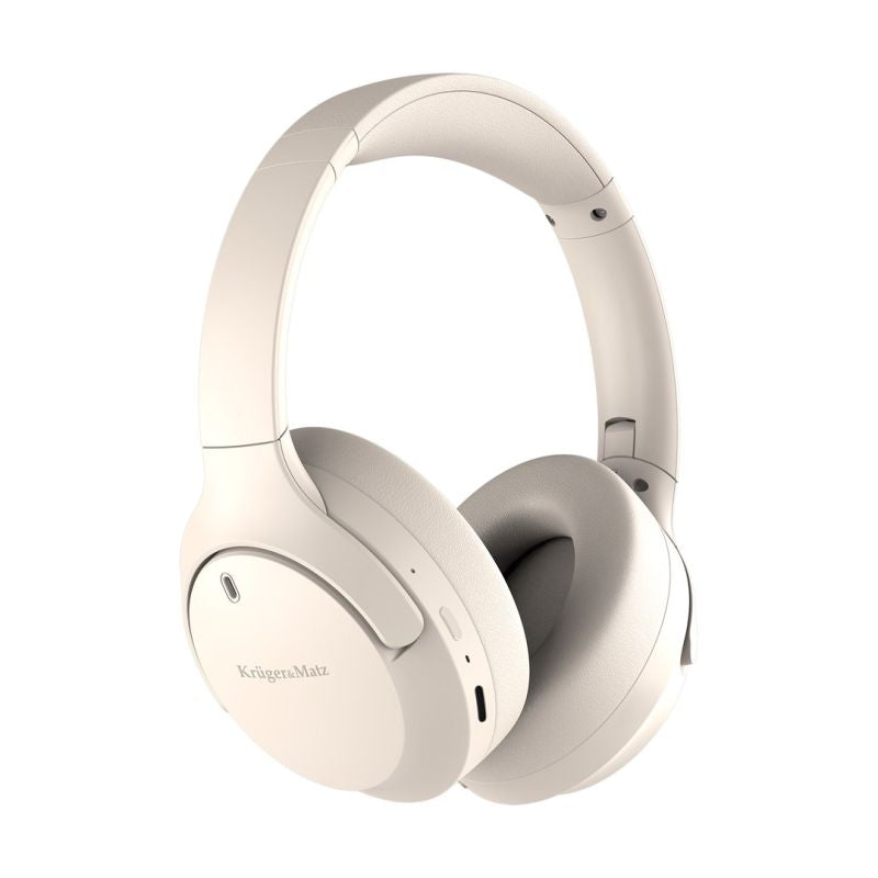 head Kruger&Matz Street 4 Wireless On-Ear Headphones with ANC, Beige bézs kiegészítő KM0676-BG