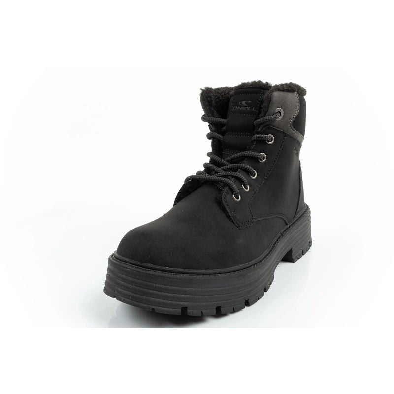 O'Neill winter boots women's hiking boots, insulated ankle boots, fashionable black fekete cipő