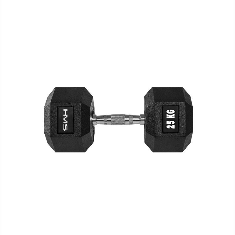 HMS HEX PRO dumbbell 25 kg szürke póló 17-66-121