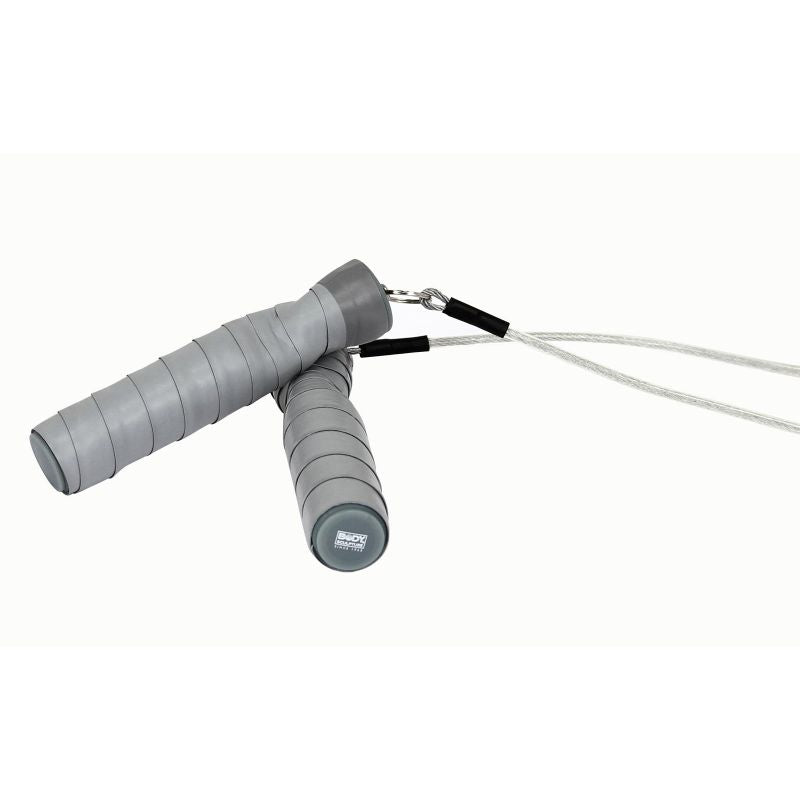 Body Sculpture Speed skipping rope with steel cable szürke edzőfelszerelés BK138