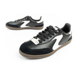 Skechers Kickoff women's sports shoes sneakers black leather Cipő