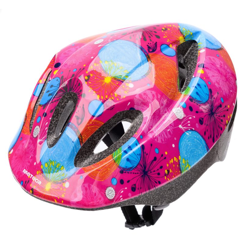 Meteor KS05 pink bicycle helmet uniw sisak 24844-24845