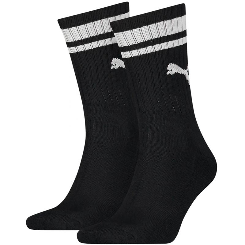 Puma Crew Heritage Stripes socks 2 pack Unisex 907944 01 Zokni