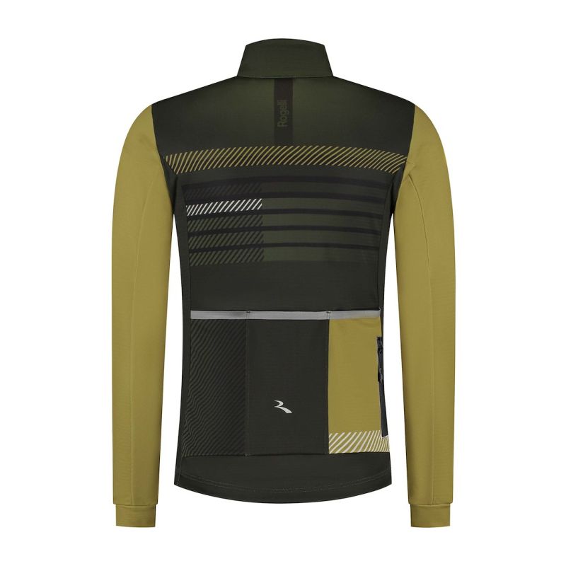Rogelli STRYDE long sleeve shirt black and 2XL zöld kiegészítő SIRC1010006.400.2XL