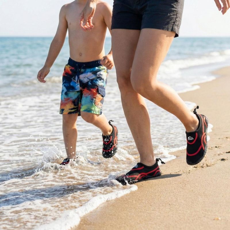 XQMAX Junior Water Black/Red Size piros vizicipő GSP-1082332